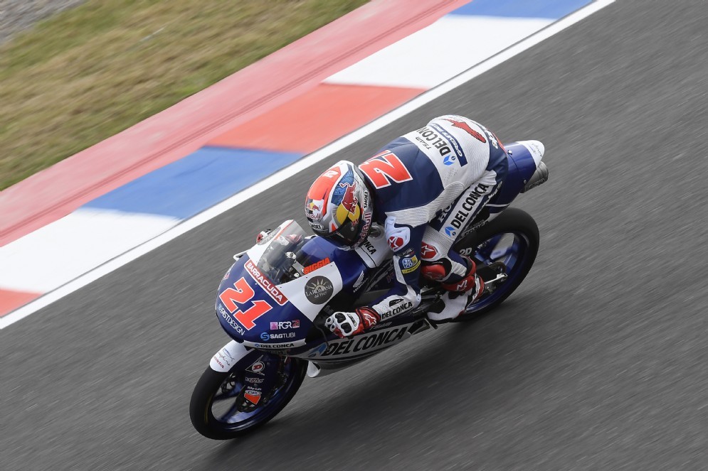 Fabio Di Giannantonio in azione nelle qualifiche in Argentina