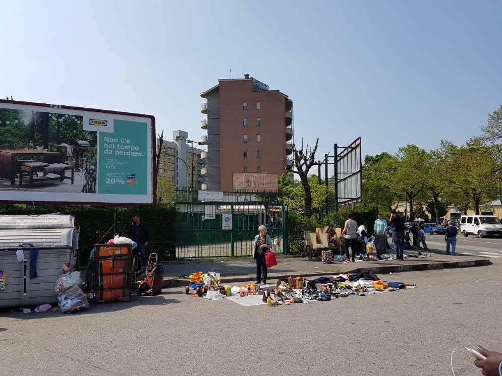 Uno scorcio del Suk improvvisato