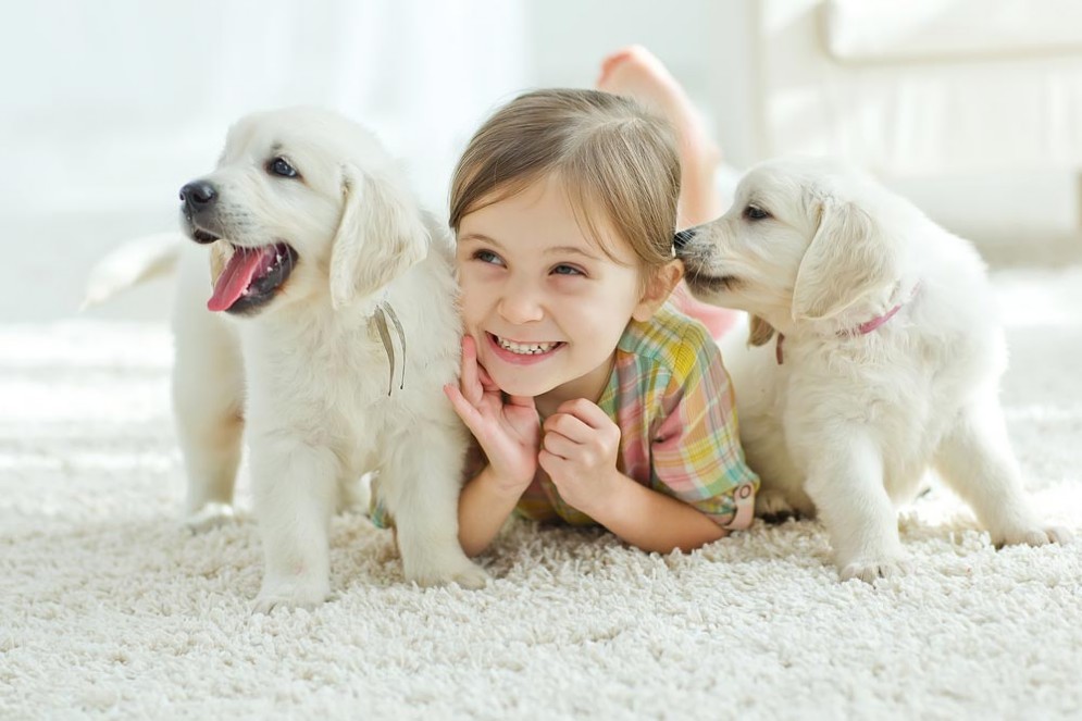Avere un animale domestico in casa pare faccia bene ai bambini