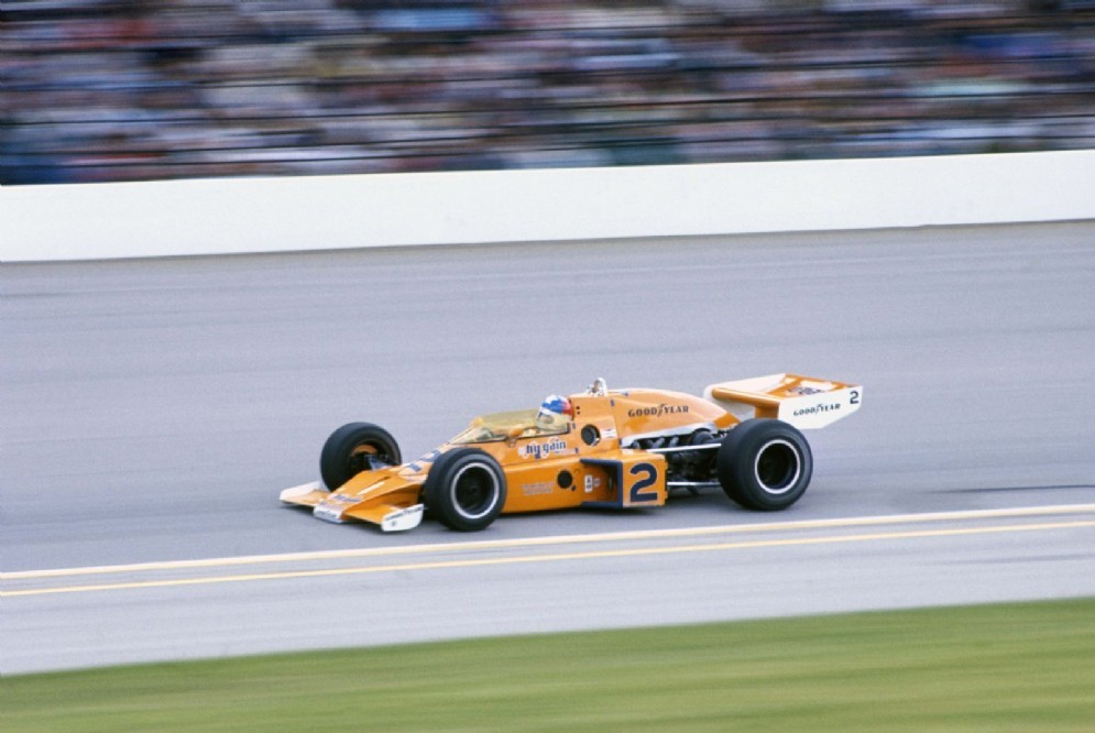 La McLaren di Johnny Rutherford che corse la 500 Miglia di Indianapolis nel 1976
