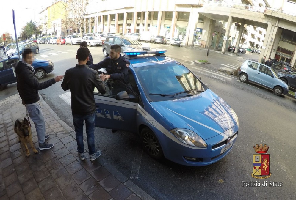 Un momento dei controlli