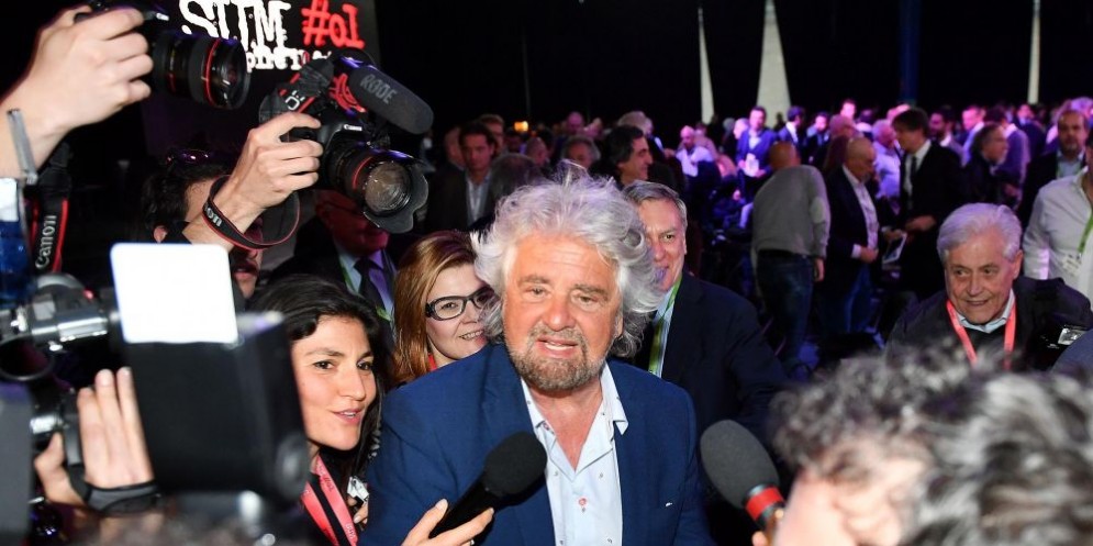 Il leader del M5S, Beppe Grillo.