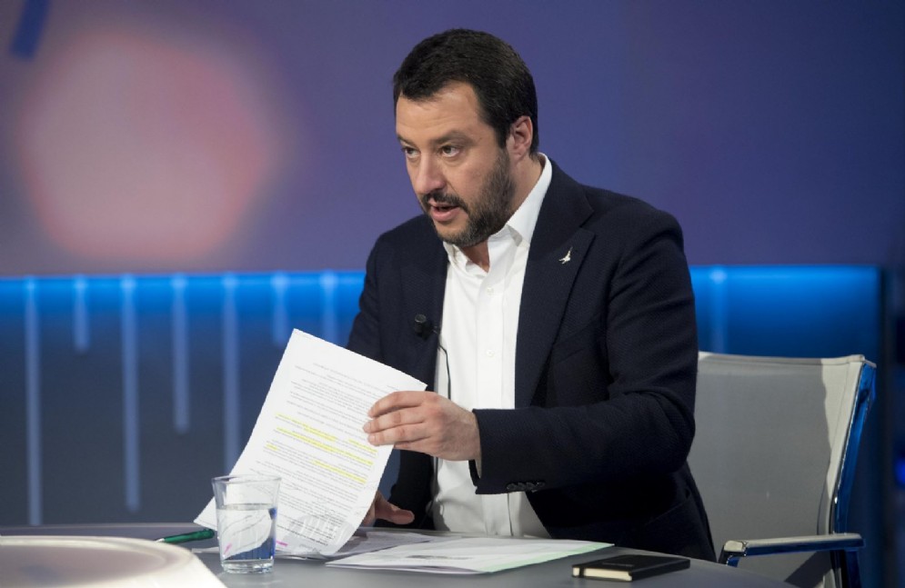 Il leader della Lega Nord, Matteo Salvini