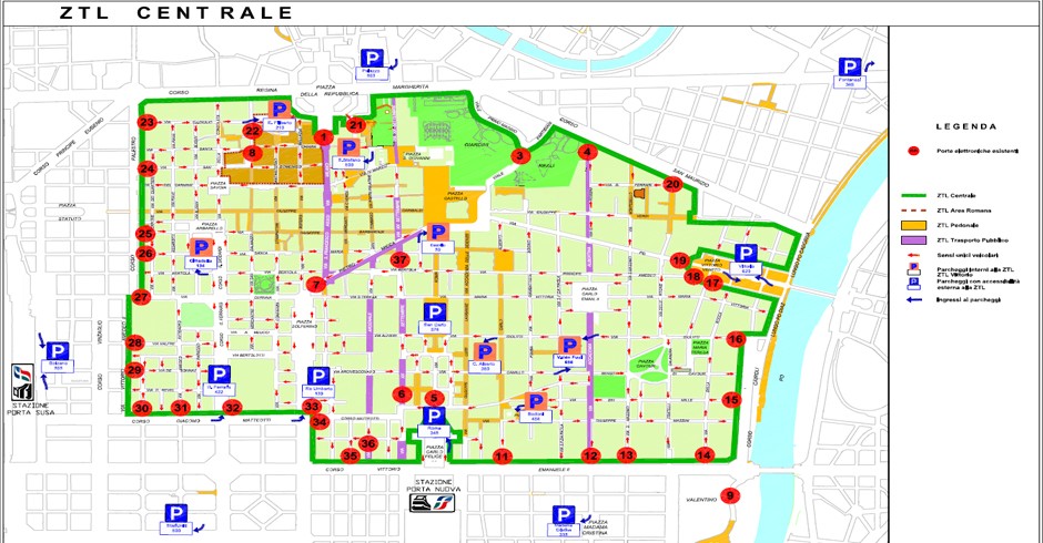 Mappa ZTL