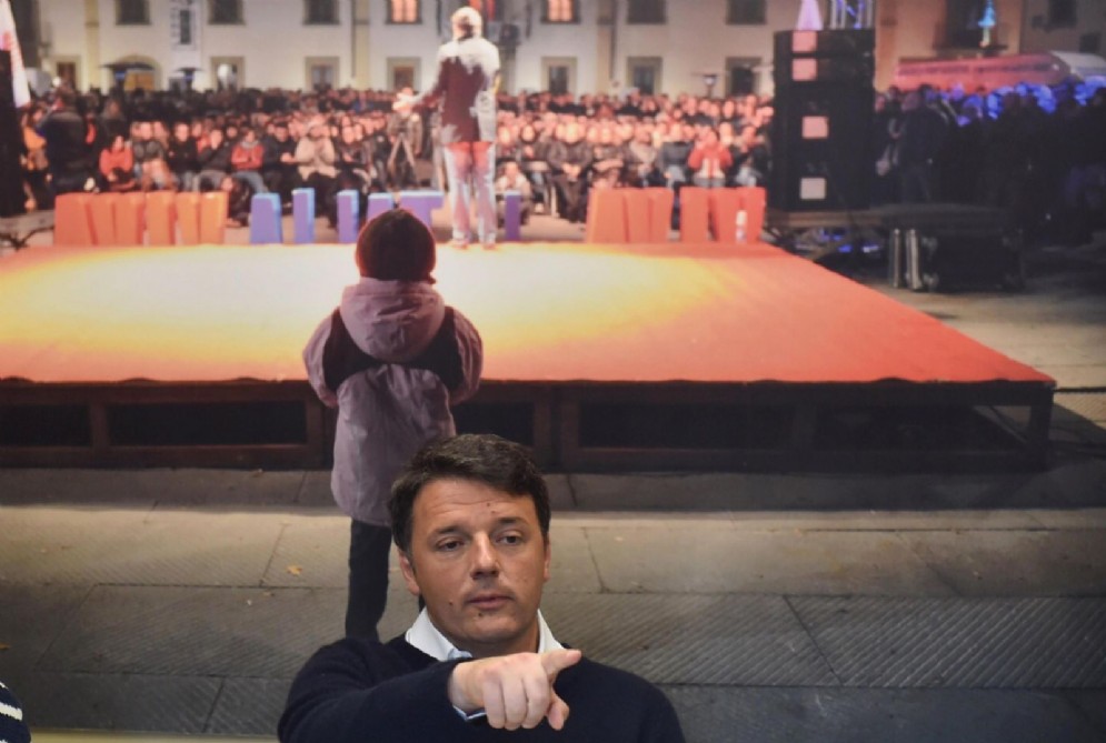 L'ex premier, Matteo Renzi