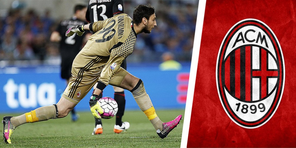 Il portiere del Milan Gigio Donnarumma