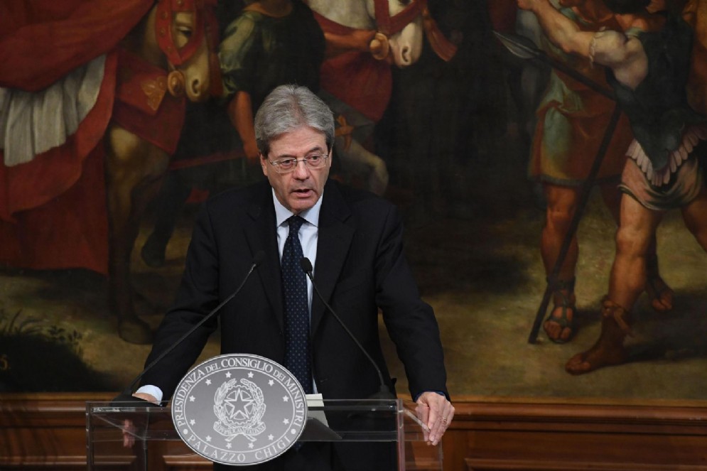 Il premier, Paolo Gentiloni