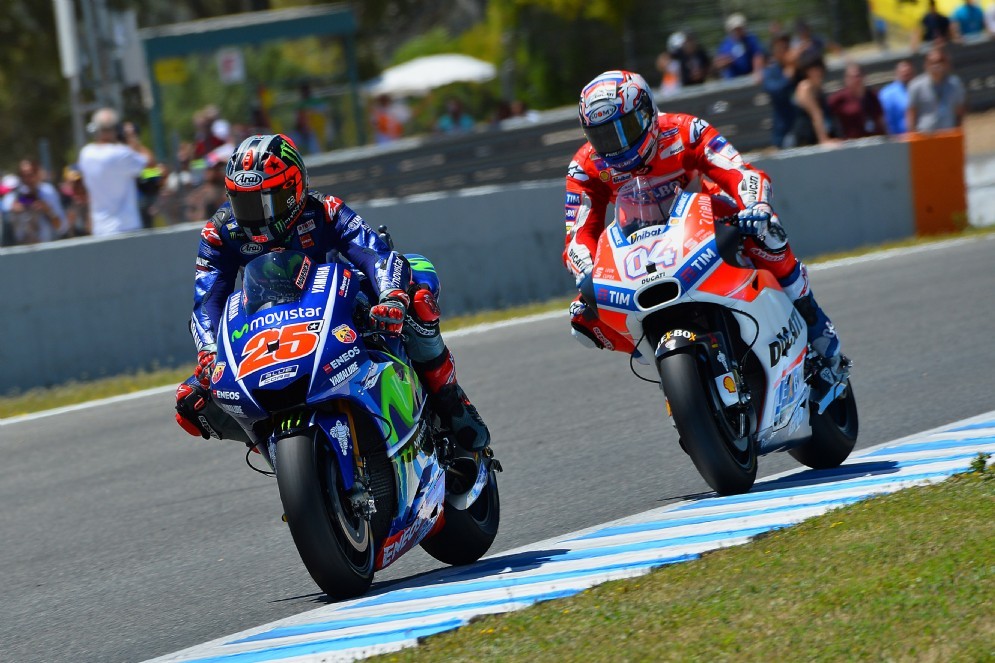 Maverick Vinales supera Andrea Dovizioso