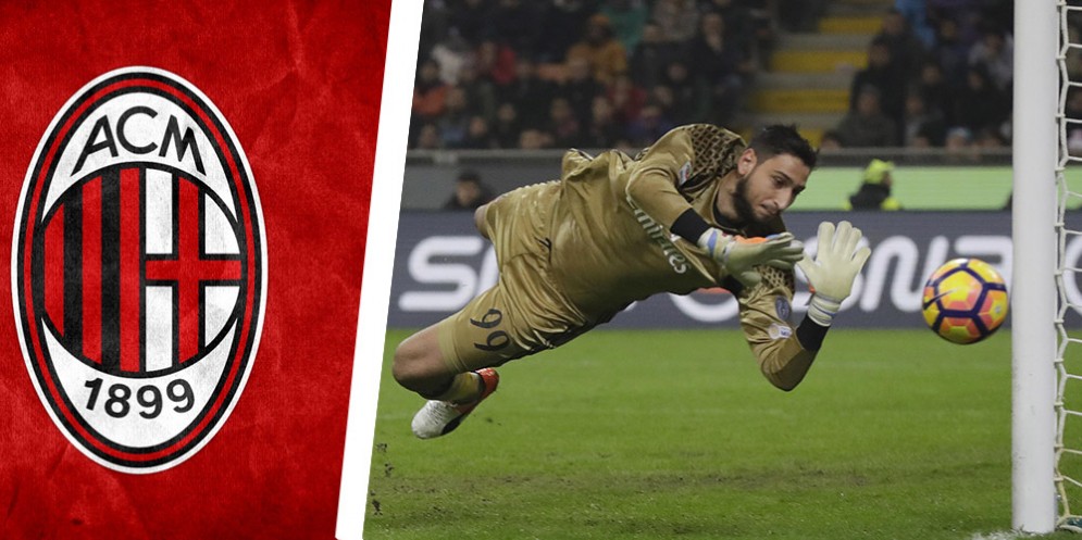 Il fenomenale portiere del Milan Gigio Donnarumma