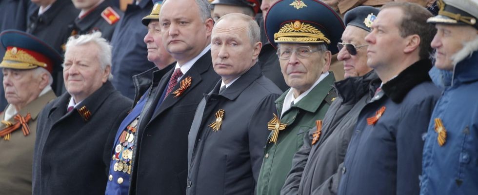 Il presidente russo Vladimir Putin alla Parata.