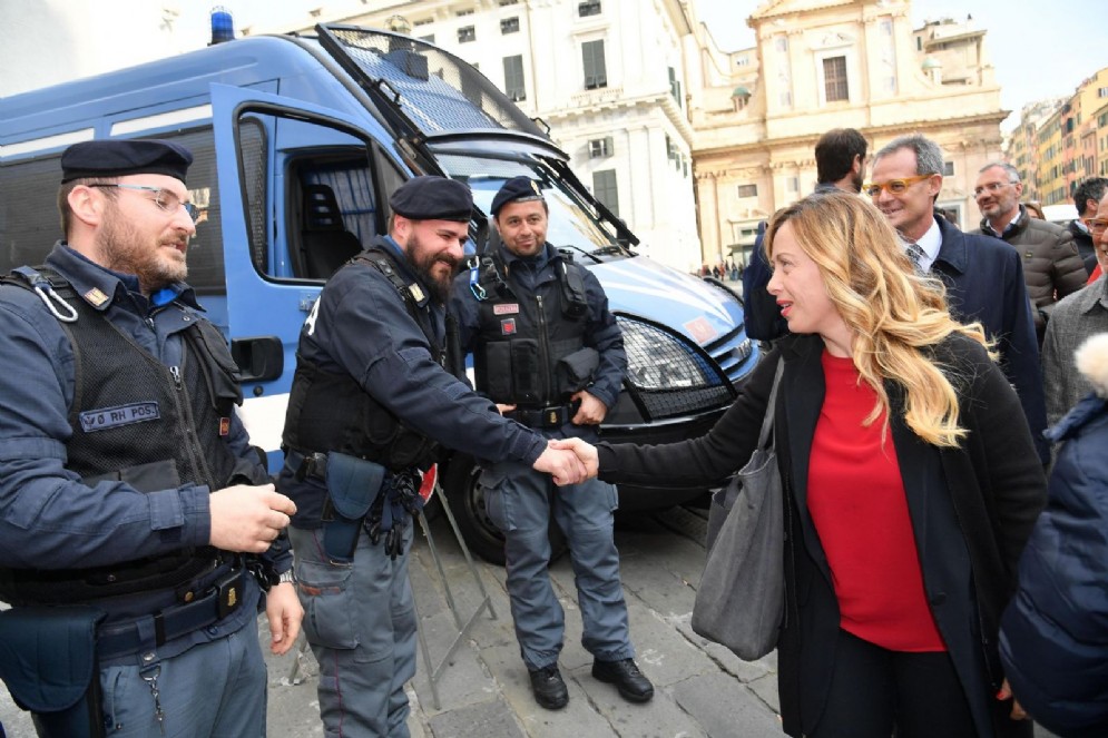 Il leader di Fratelli d'Italia, Giorgia Meloni