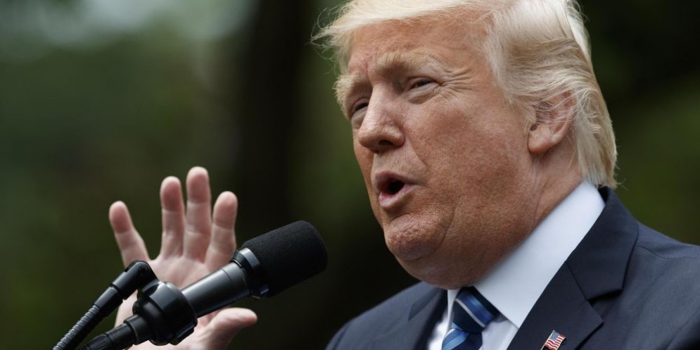 Il presidente Usa Donald Trump