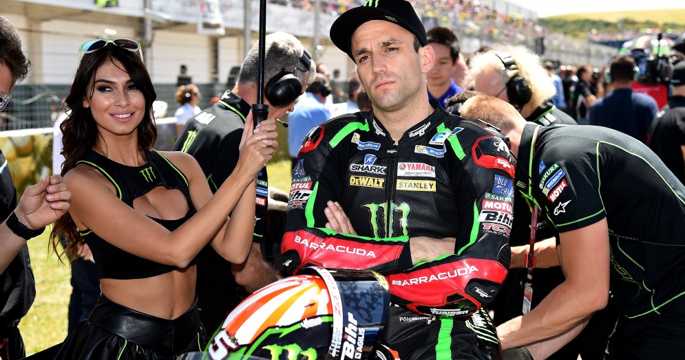 Johann Zarco sulla griglia di partenza del GP di Spagna