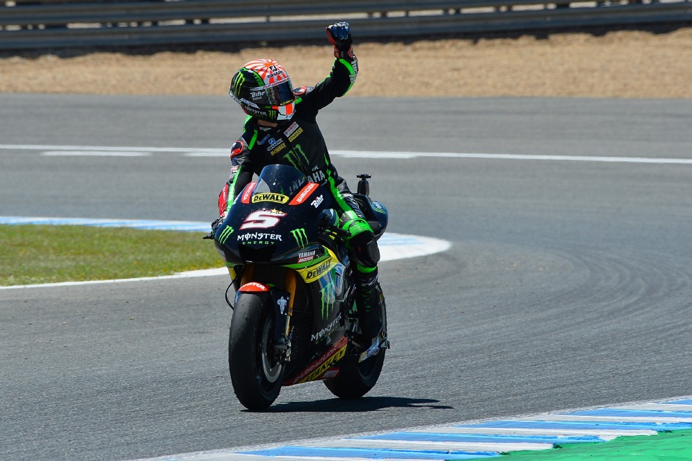 Il pilota francese festeggia il quarto posto a Jerez