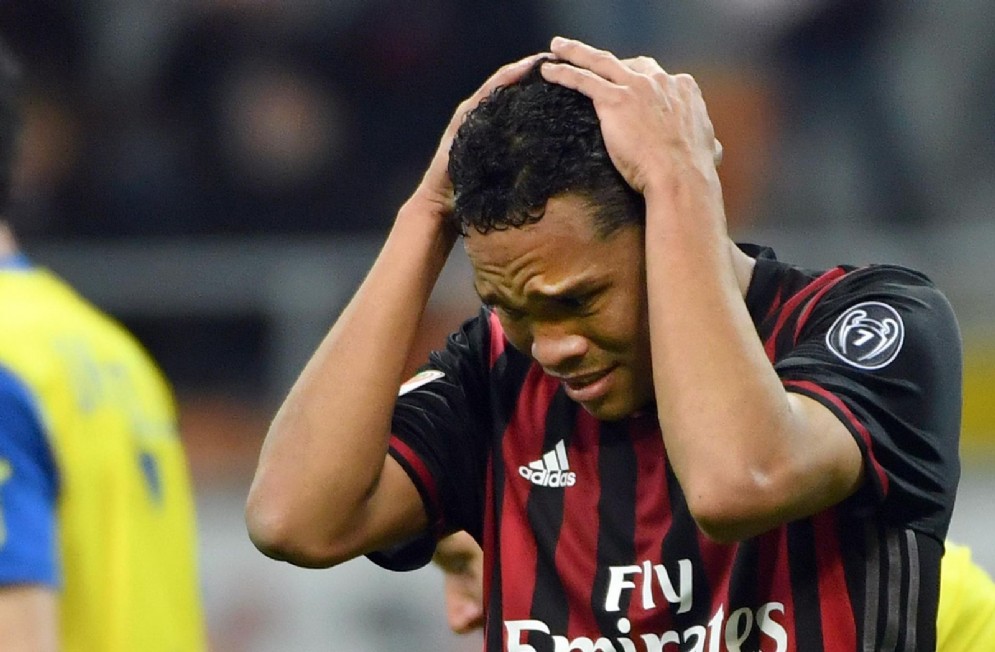Carlos Bacca, centravanti del Milan e della nazionale colombiana