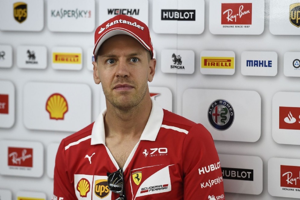 Sebastian Vettel in conferenza stampa alla vigilia del GP di Monaco