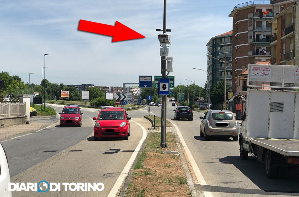 Nuovo autovelox a Beinasco in strada Torino