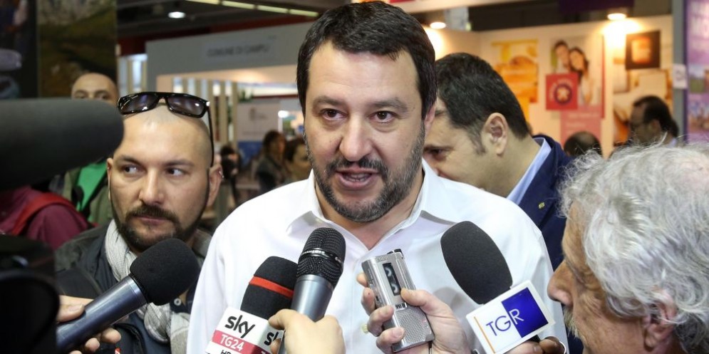 Il leader della Lega Nord, Matteo Salvini.