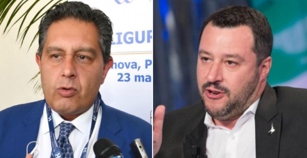 Giovanni Toti e Matteo Salvini.