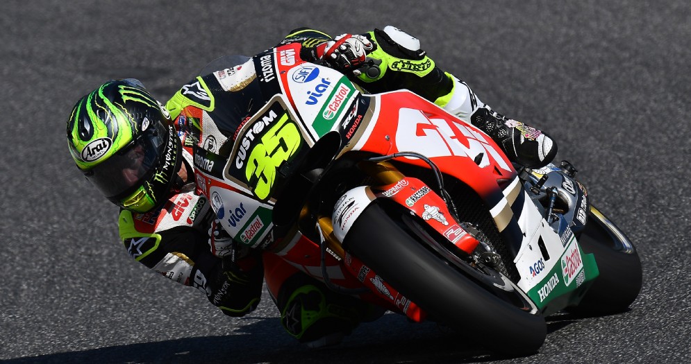 Cal Crutchlow in azione nelle prove libere al Mugello