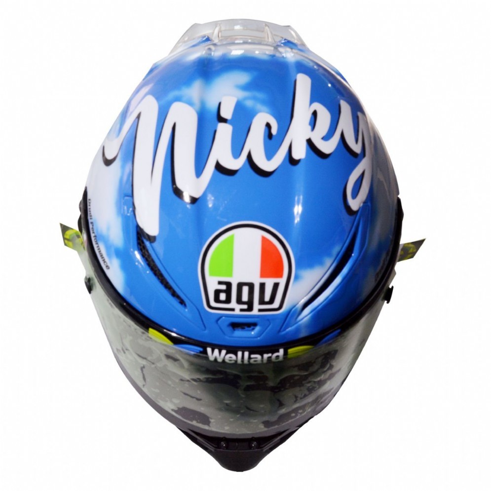 Il casco di Andrea Iannone per il Gran Premio del Mugello 2017