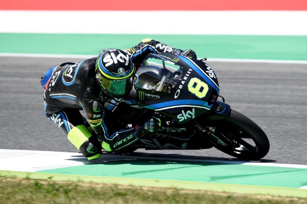 Nicolò Bulega in azione nelle qualifiche al Mugello