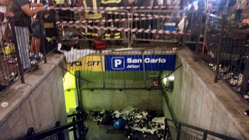 Il parcheggio di piazza San Carlo