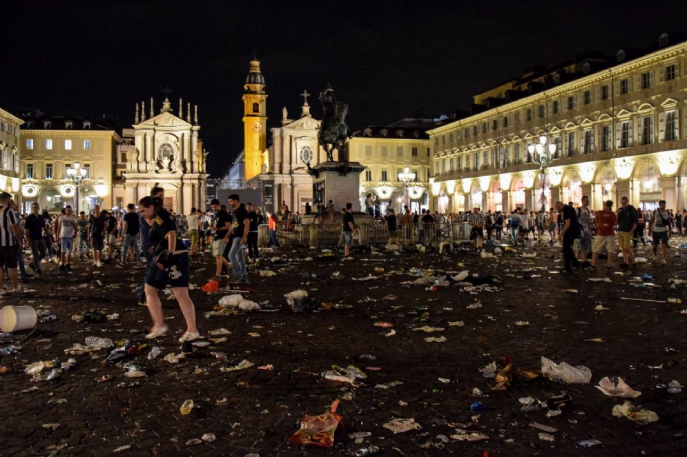 Finale di Champions League 2017 in piazza San Carlo