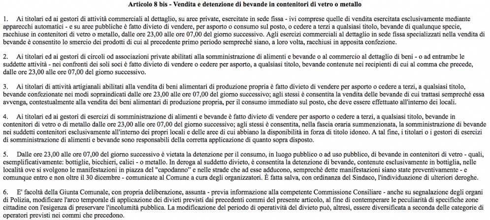 Il regolamento 8 bis