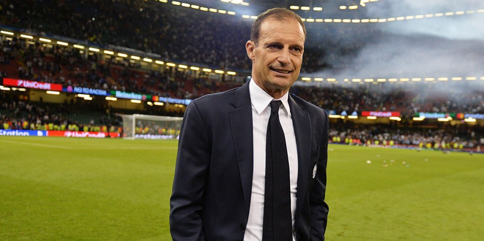 Il tecnico bianconero Max Allegri