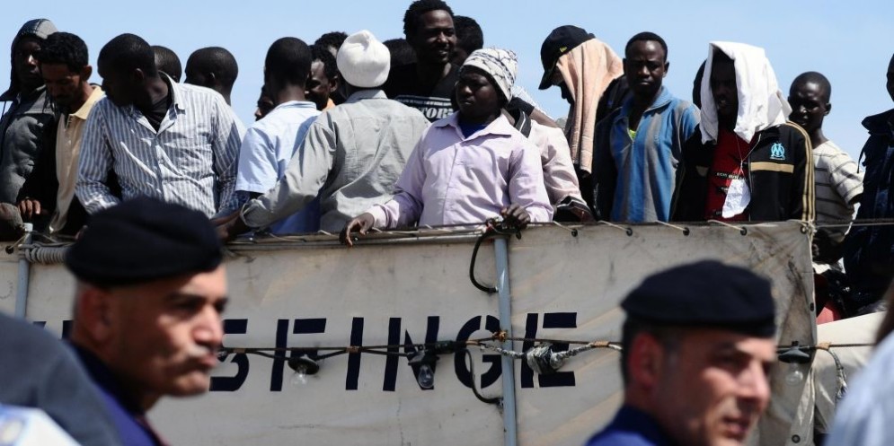 Barcone di migranti