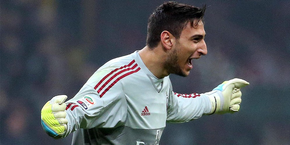 Il portiere del Milan Donnarumma