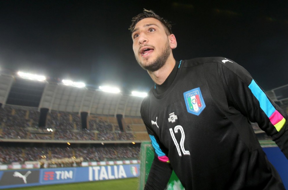 Il portiere del Milan Donnarumma