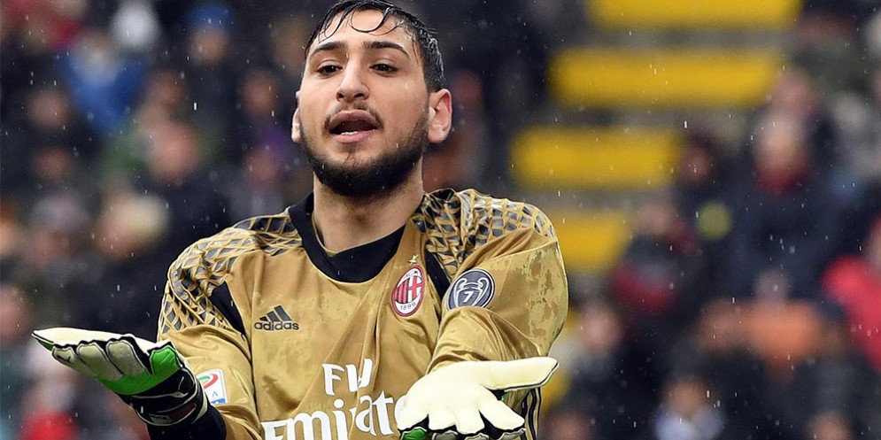Il portiere del Milan Donnarumma