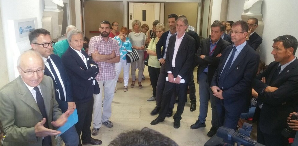 Tanti i presenti ieri all'inaugurazione delle prime due strutture del progetto Case della Salute