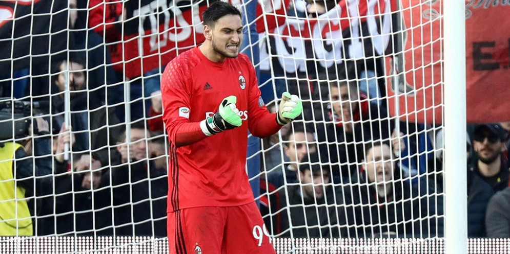 il portiere del Milan Donnarumma