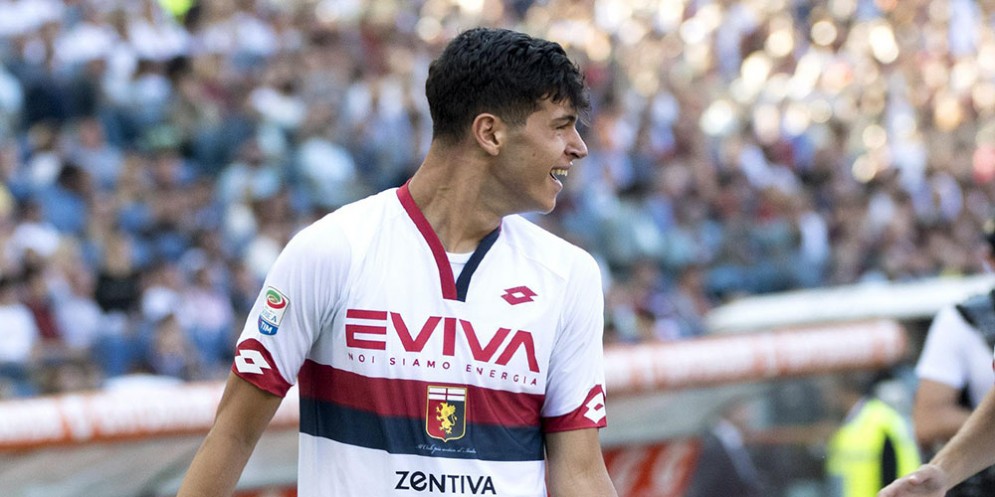 Il baby attaccante del Genoa Pietro Pellegri