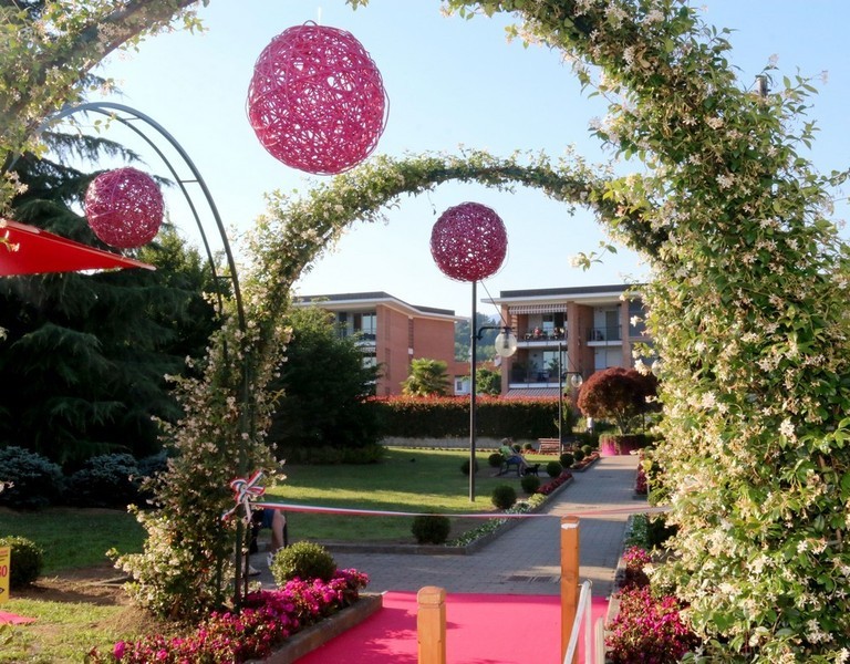 Allestimento dell'evento Oltre il Giardino