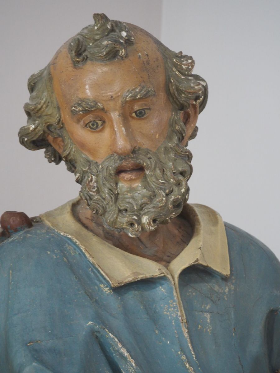 Volto della statua di San Pietro