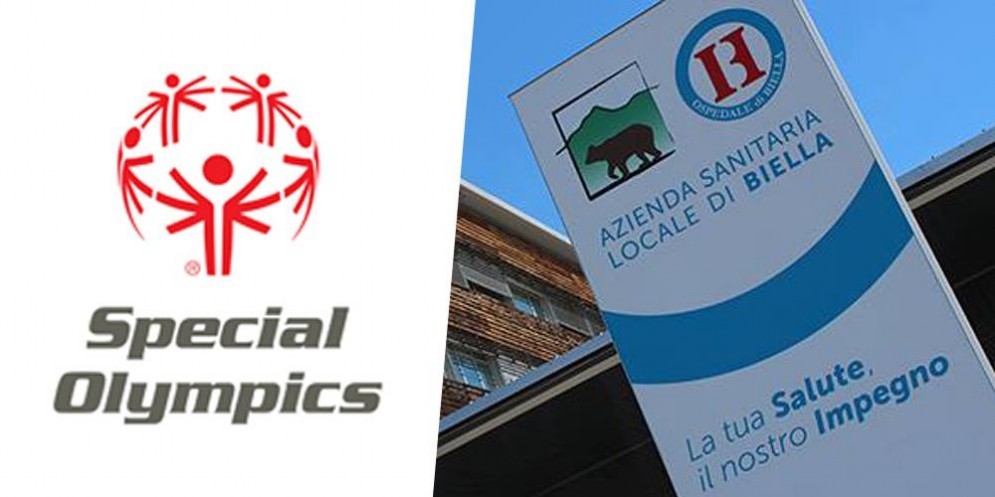 Loghi dei giochi Nazionali estivi Special Olympics e dell' Asl di Biella