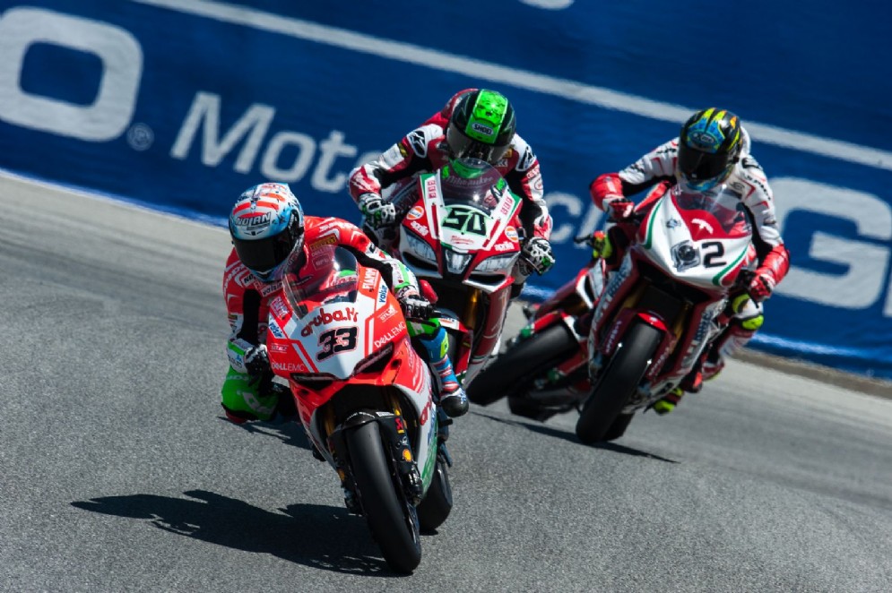 Marco Melandri in azione al mitico Cavatappi