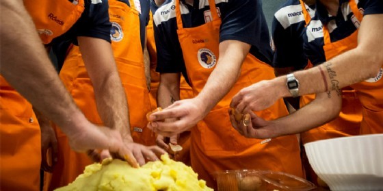 Un momento di team building in Roveda lab