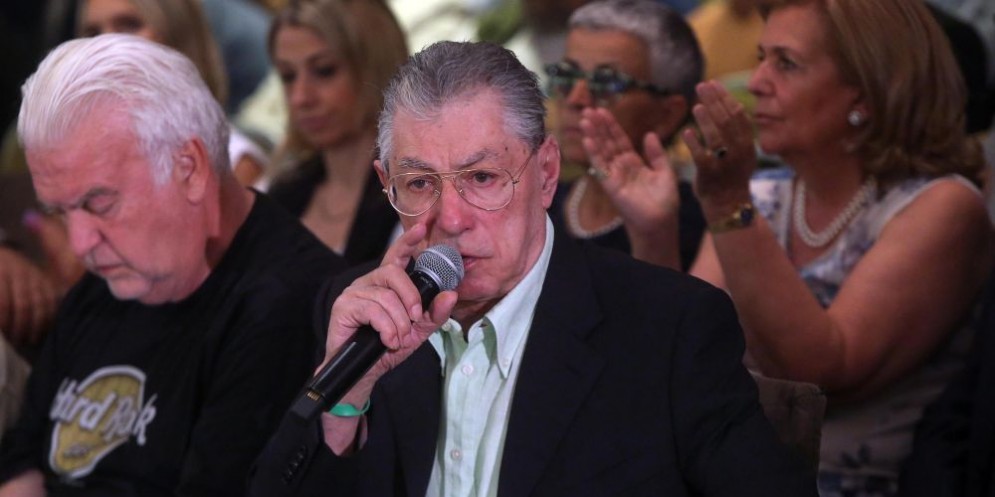 Il fondatore della Lega Umberto Bossi