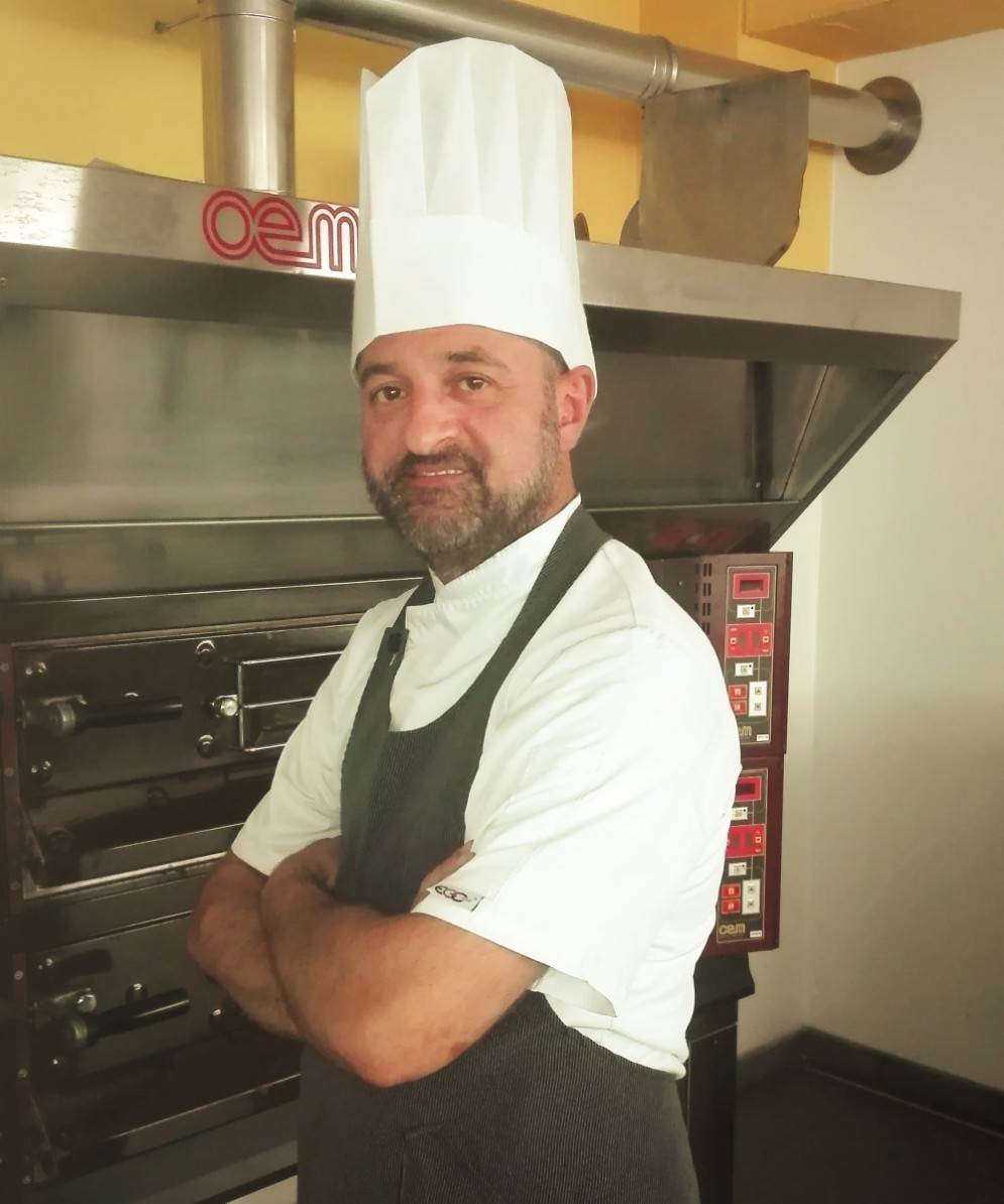 Stefano Napolitano, insegnante di cucina del corso