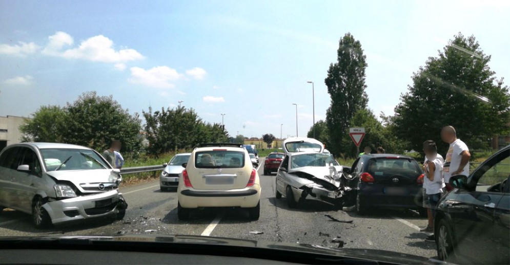 Il post incidente a Orbassano