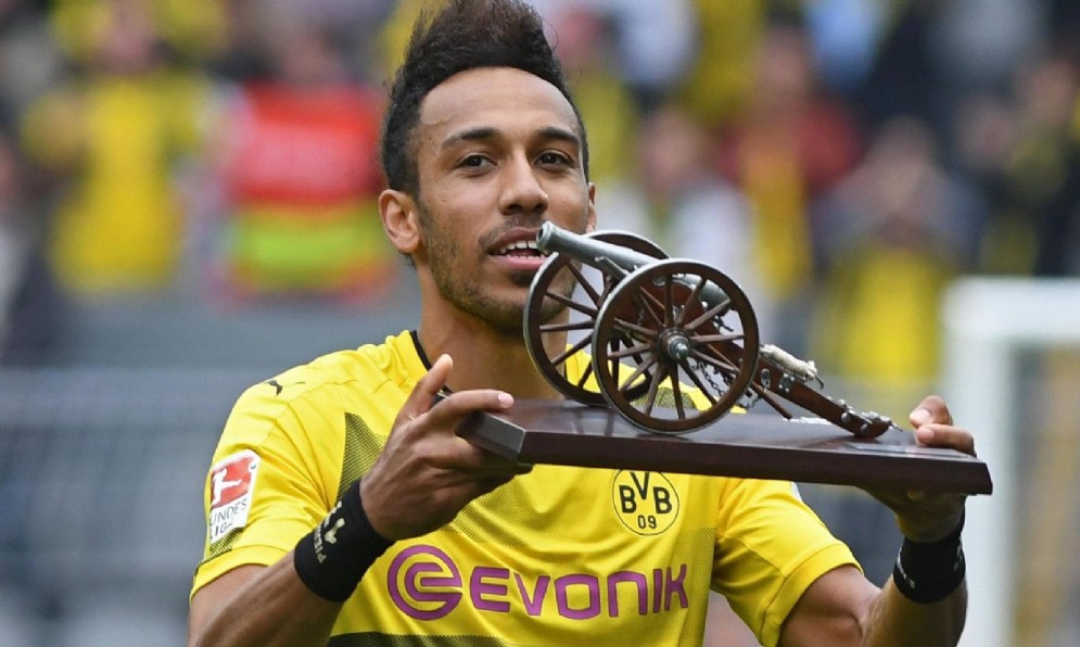 L'attaccante del Dortmund Aubameyang