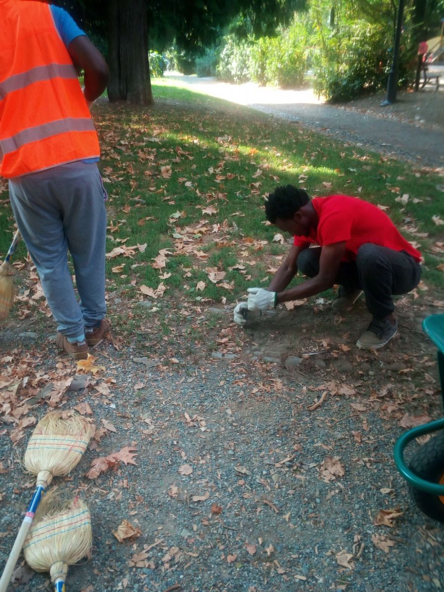 Lavori in corso ai giardini