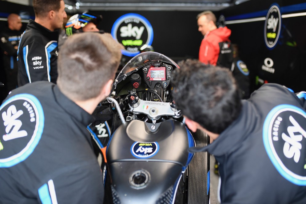 La moto del team Sky Vr46 in Moto3