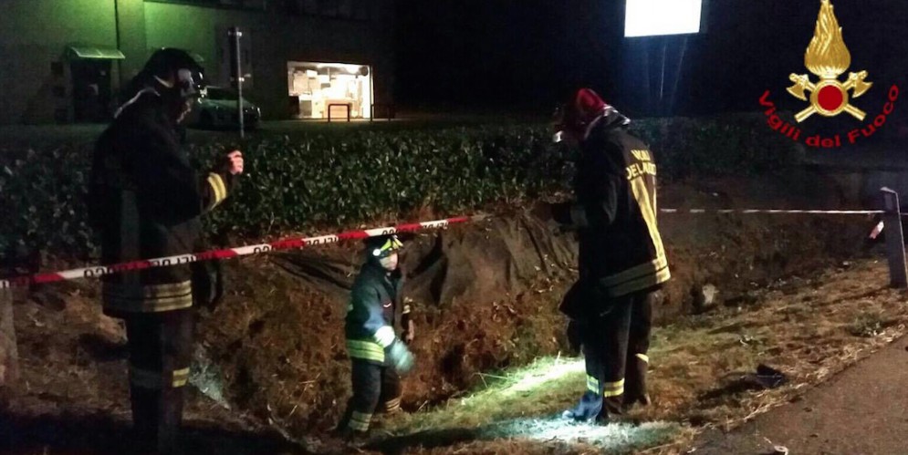 Vigili del fuoco in località Donna