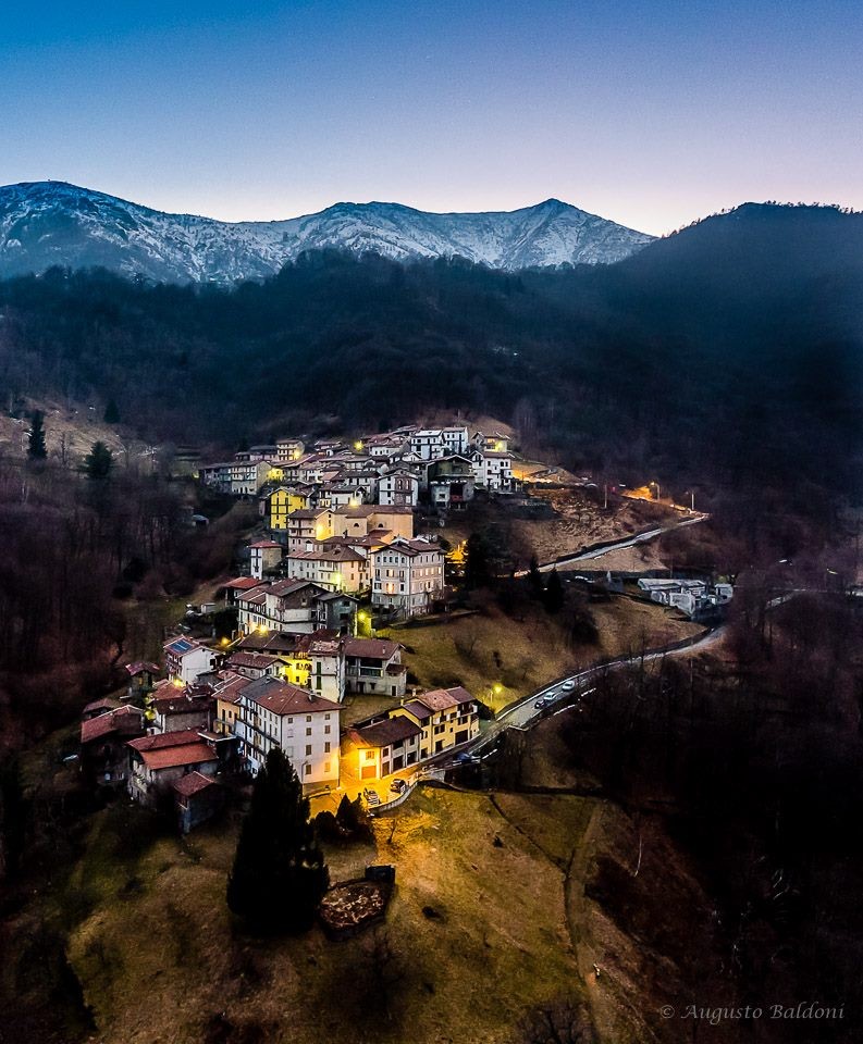 Scatto del paese, di Augusto Baldoni